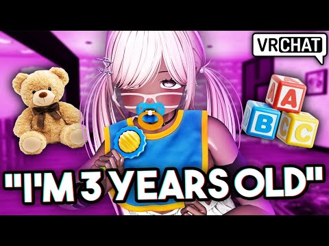 VR Chat Age Regression Freakout