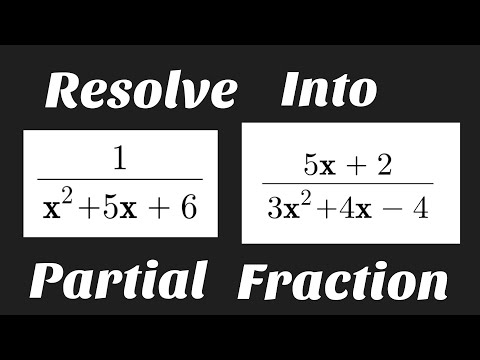 Partial Fraction I