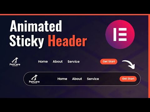 Custom Animated Sticky Header in Elementor Pro (Step by Step)