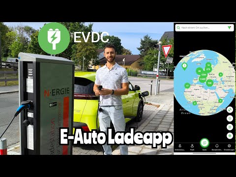 EVDC charging app for electric cars presented, including instructions for easily starting the cha...