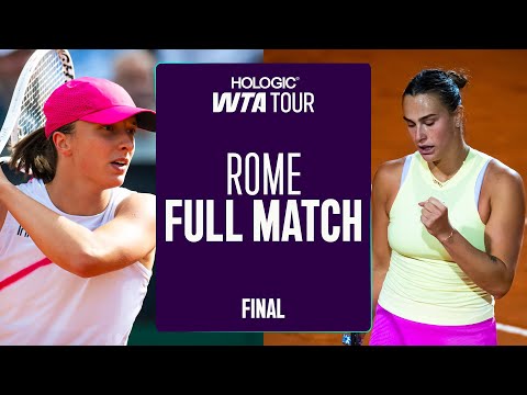 THE THRILLING Iga Swiatek vs Aryna Sabalenka 2024 Italian Open Final 🏆 | WTA Full Match