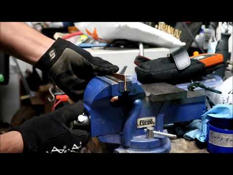 HadesOmega Solar Garage Project Episode 51 - Custom Battery Bars from Copper Pipe!