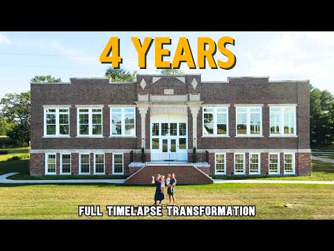 We turned a school into our dream home! START TO FINISH