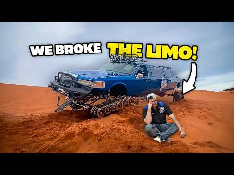 I Broke My Off-Road Limo in The Sand w/ @GrindHardPlumbingCo