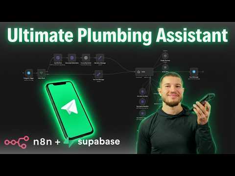 I Built an Ultimate Assistant that Runs A Plumbing Business (full n8n tutorial)