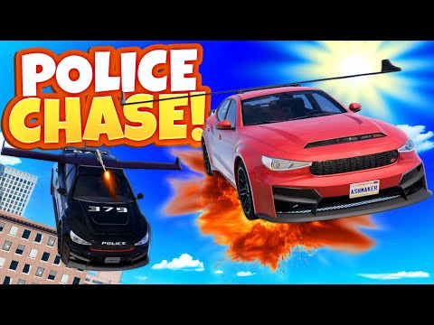 We Turned Police Chases into Aerial Battles in BeamNG Drive Mods!