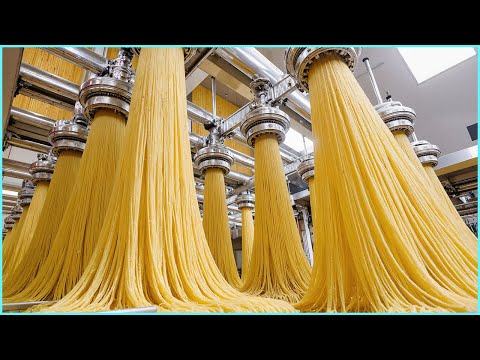 How 1,400 Tons of Spaghetti Are Made Every Day – Inside the Amazing Pasta Factory Production Process