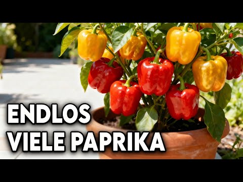 So ziehst du endlos viele Paprika nach