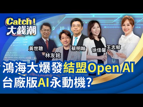 鴻海大爆發結盟OpenAI新局?記憶體逆襲複製航海王?美政府開門股市"多空對決"?寶佳4字頭破壞價"小建商"慘了?｜王志郁 主持｜20251116｜Catch大錢潮