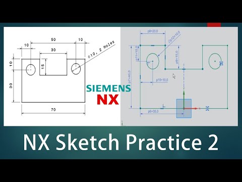 NX Sketch Practice - 02