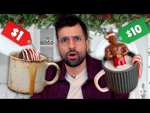 Cheap vs Expensive CHRISTMAS Foods Challenge