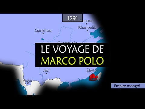 Le voyage de Marco Polo - Résumé sur cartes