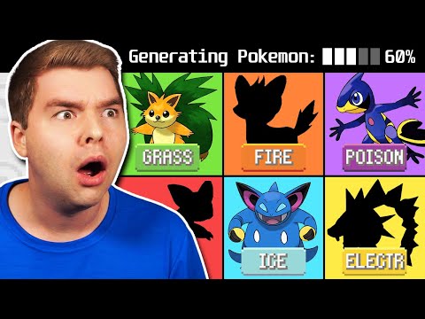 I Used AI to Create a New Pokemon Of Every Type