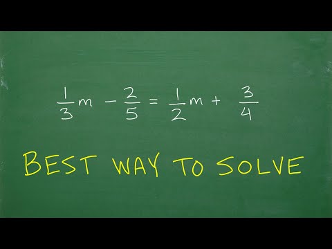Best Way to solve this linear equation