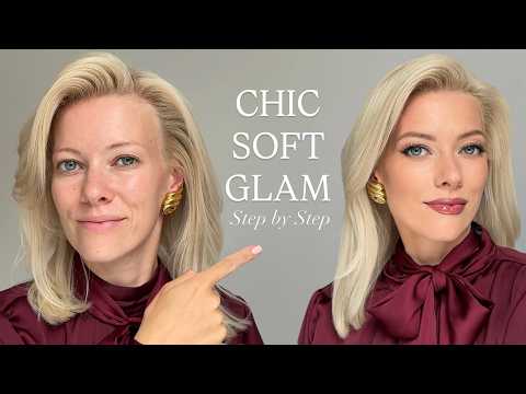 Chic Soft Glam Makeup Step-by-Step Beginner Friendly Tutorial | Elena Rachitskaya