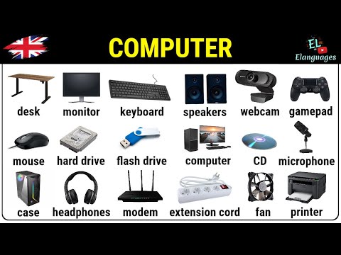 Computer parts vocabulary in English