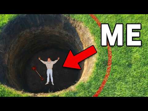 How BIG of a Hole can I Dig in 24 Hours?!