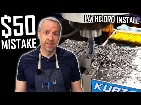 $50 Tool, Destroyed! - Installing a DRO on a Small Lathe