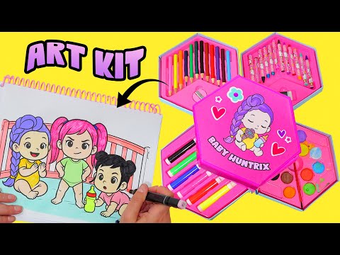 Kpop Demon Hunters Baby Huntrix Art Time | Coloring Activities for Kids
