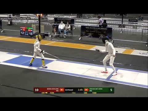 值得學習的對手｜2022重劍U14決賽｜看看10歲男童如何擊敗比他大3、4年的對手｜東亞銀行 x 藍十字保險2022 香港公開劍擊錦標賽賽事精華