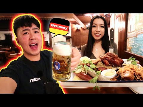 First Time Eating GERMAN Food - Hofbräuhaus