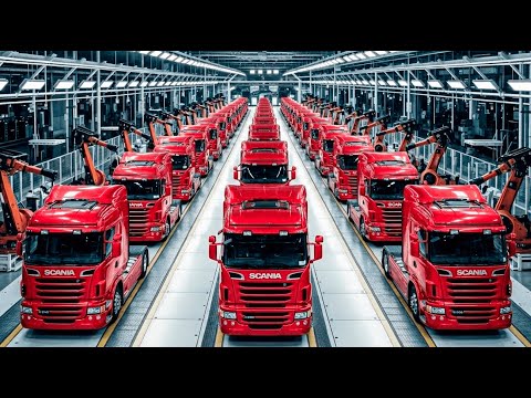 Inside the Scania Truck Factory: Complete Production Process