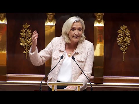 Vote de confiance : le discours en intégralité de Marine Le Pen