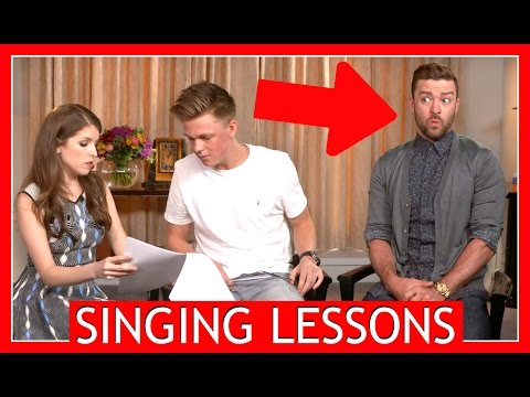 SINGING LESSONS w/ Justin Timberlake & Anna Kendrick