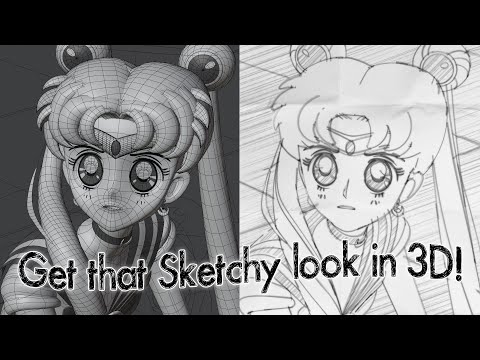 Get a Hand-Drawn Sketch Look in Blender - Tutorial