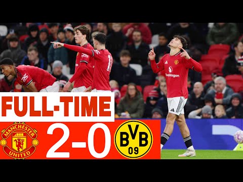 Manchester United 2 - 0 Borussia Dortmund | Highlights | U21 Premier League Cup | 19-12-25