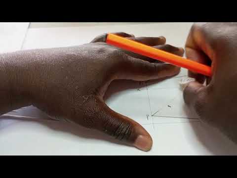 (WASSCE JUNE 2019) TRUE SHAPE OF A TRIANGULAR LAMINA 1 #AUXILIARYPROJECTION#WAEC#NECO#TRUELENGTH