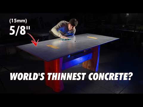 Ultra-thin Concrete Table... will it Break?