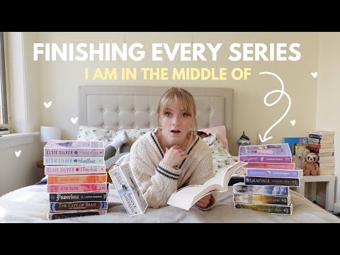 Finishing every series I am currently reading