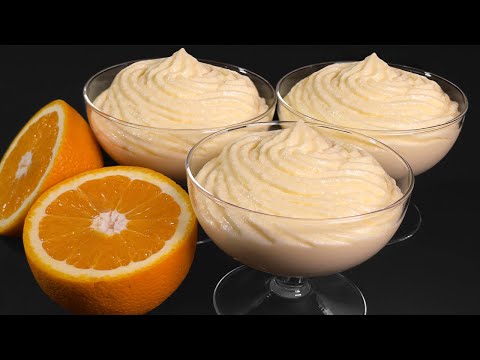 Cremiger Orangen-Dessert in 5 Minuten! Alle suchen dieses Rezept! Kein Backen, kein Ofen