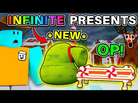 Using NEW OP PRESENT MACHINE to SPEEDRUN 99 Nights in the Forest!