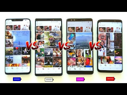 Huawei Mate 20 Pro vs Samsung Galaxy Note 9 / HTC U12+ / Samsung Galaxy S9 Battery Life DRAIN TEST