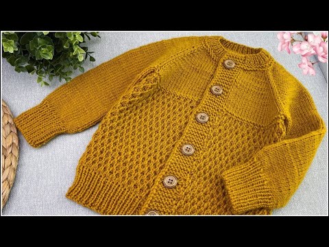 ДЕТСКИЙ кардиган СПИЦАМИ. МАСТЕР КЛАСС НА КРАСИВЫЙ ДЕТСКИЙ КАРДИГАН.