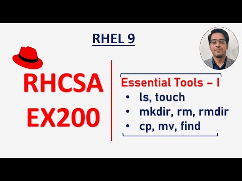 RHCSA Exam Questions || ls, touch, mkdir, rm, rmdir, cp, mv, find || RHEL 9