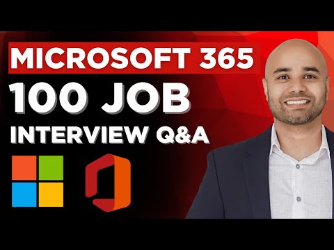 Microsoft 365 Interview Questions for Beginners and Experienced Professionals