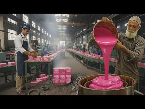 Incredible Process: Lux Soap Beauty Bar Making On An Industrial Scale