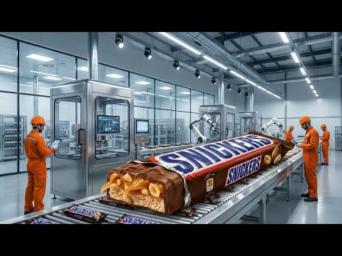 How Snickers Are Made In Factory: Inside The Largest Snickers Factory (Full Process)