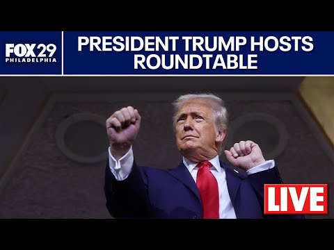President Trump participates in roundtable discussion