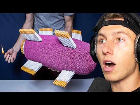 Er baut eine RAKETE aus 100.000 Streichhölzern