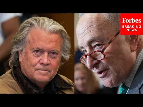 'This Is Bone Chilling': Schumer Responds To Steve Bannon's Comments On Deploying ICE To Airports
