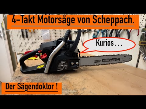 4-Takt Kettensäge sehr Kurios! Der Test ! #sägendoktor #motorsäge #kettensäge #stihl #kuriositäten