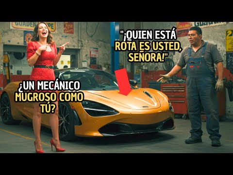 "¿TÚ PUEDES ARREGLARLO SI NADIE MÁS PUDO?" SE BURLÓ LA MILLONARIA DEL MECÁNICO POBRE, PERO...