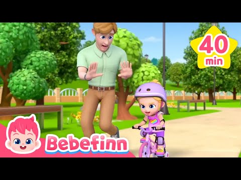 Safety First! Bike and Everyday Rules for Kids to FollowㅣBebefinn Nursery Rhymes