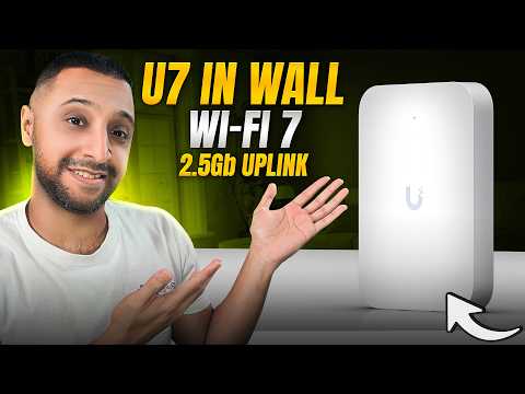 U7 InWall - The Best WiFi 7 AP for Private Spaces!