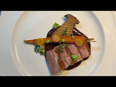 Pan Seared Duck Breast with Blackberry Sauce