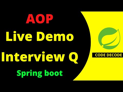 AOP in Spring Boot – The Complete Interview & Practical Guide | Questions and Answers | Code Decode
